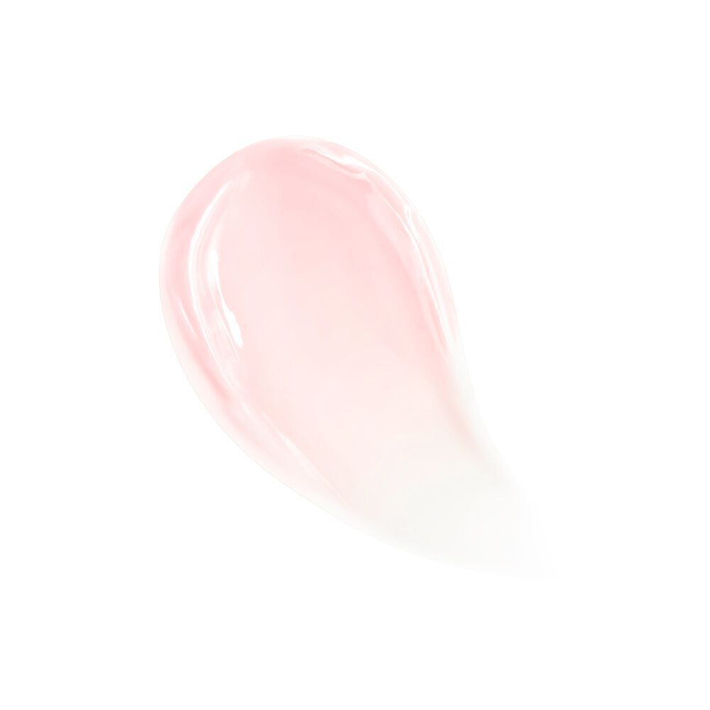 The Lancome absolue light cream has a pale translucent pink texture.
